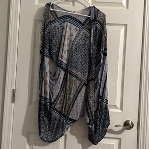 Loft Blue Kimono Wrap - one size